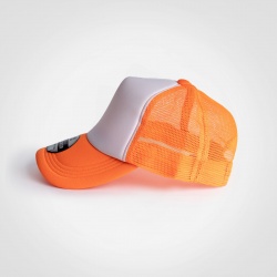 VINTAGE TRUCKER CAP - ORANGE/WHITE