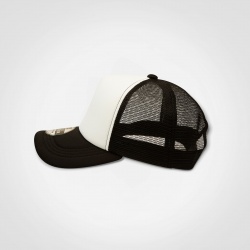 VINTAGE TRUCKER CAP - BLACK/WHITE