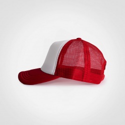 VINTAGE TRUCKER CAP - RED/WHITE